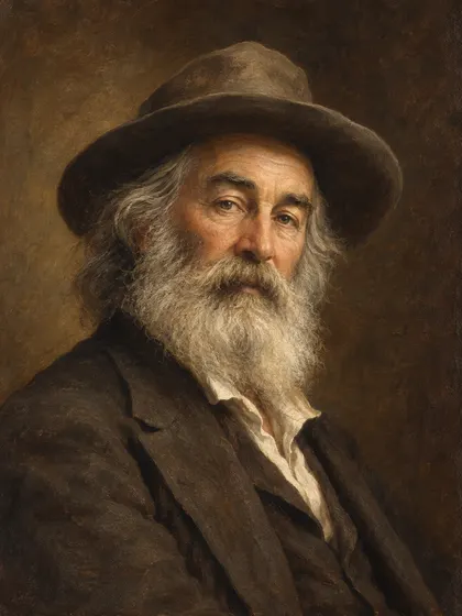 Artistic interpretation of Walt Whitman