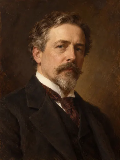 Artistic interpretation of John Bloundelle-Burton