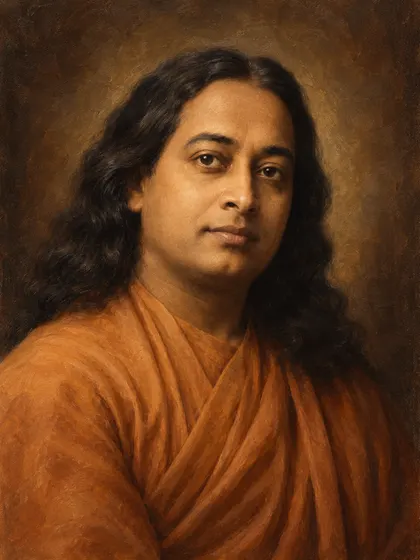 Artistic interpretation of Paramahansa Yogananda