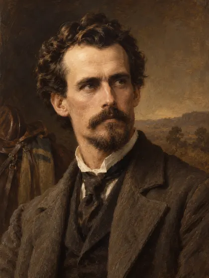 Artistic interpretation of Adam Lindsay Gordon