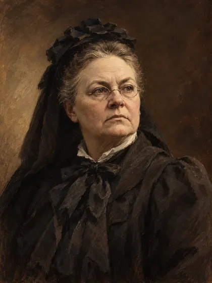 Artistic interpretation of Carry Amelia Nation