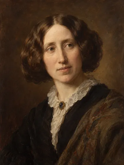 Artistic interpretation of George Eliot