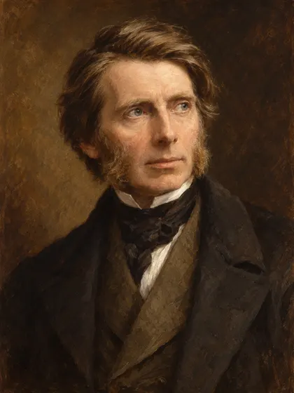 Artistic interpretation of John Ruskin