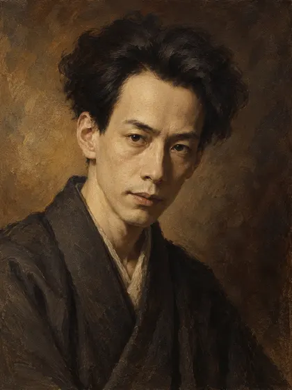 Artistic interpretation of Ryūnosuke Akutagawa