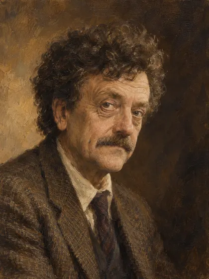 Artistic interpretation of Kurt Vonnegut