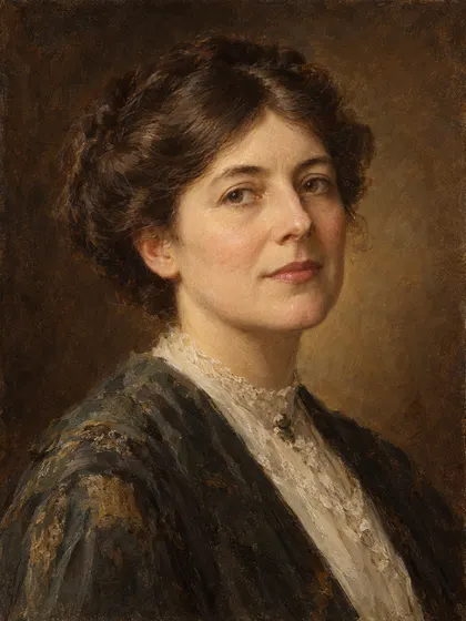 Artistic interpretation of Berta Ruck