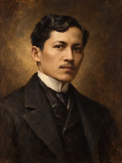 Artistic interpretation of José Rizal