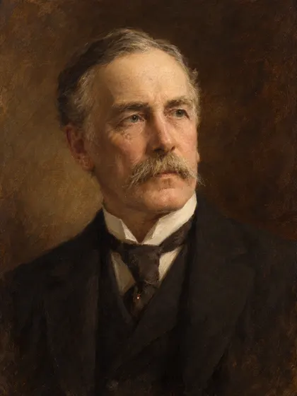 Artistic interpretation of Sir Alfred C. Lyall