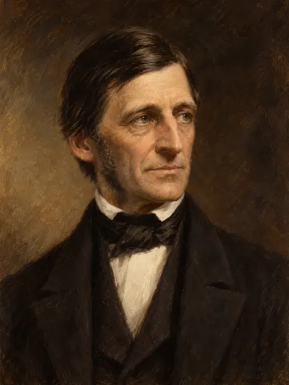 Artistic interpretation of Ralph Waldo Emerson