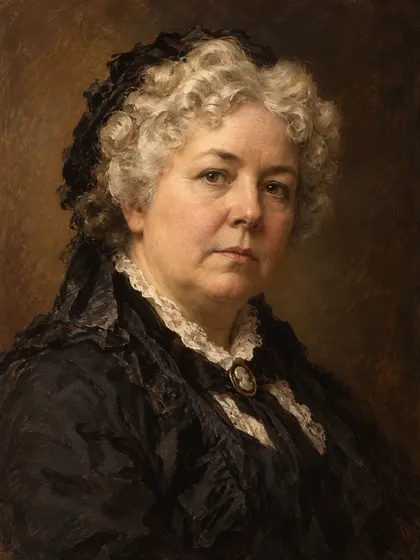 Artistic interpretation of Elizabeth Cady Stanton