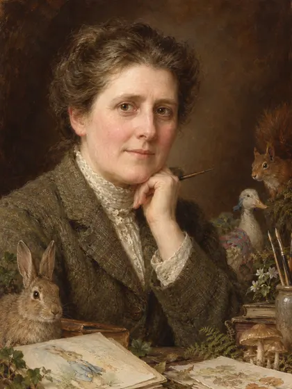 Artistic interpretation of Beatrix Potter
