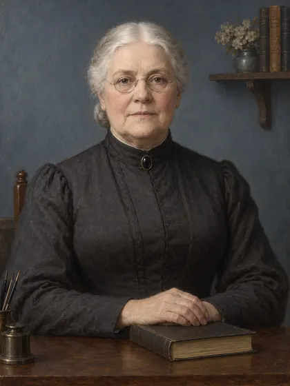 Artistic interpretation of Mrs. E. Burke Collins