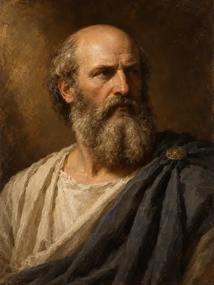 Artistic interpretation of Aeschylus