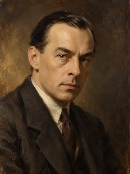 Artistic interpretation of Erich Maria Remarque