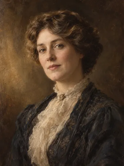 Artistic interpretation of Margaret Pedler