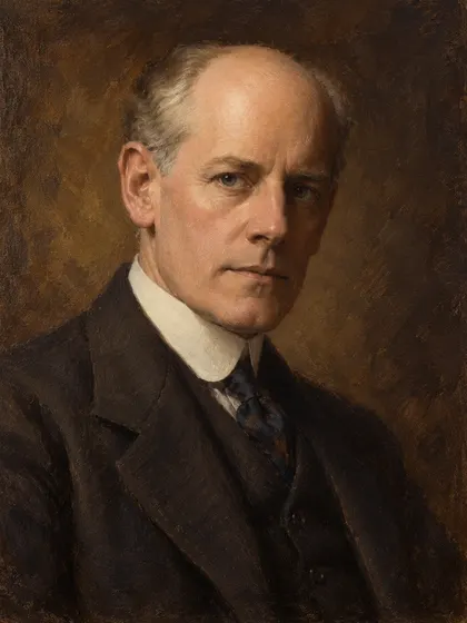Artistic interpretation of John Galsworthy