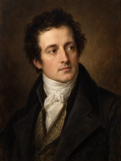 Artistic interpretation of Freiherr de Friedrich Heinrich Karl La Motte-Fouqué