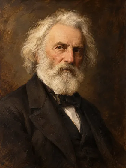 Artistic interpretation of Henry Wadsworth Longfellow