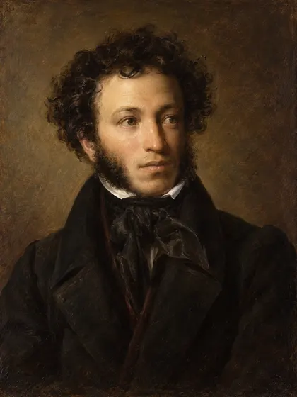 Artistic interpretation of Aleksandr Sergeevich Pushkin