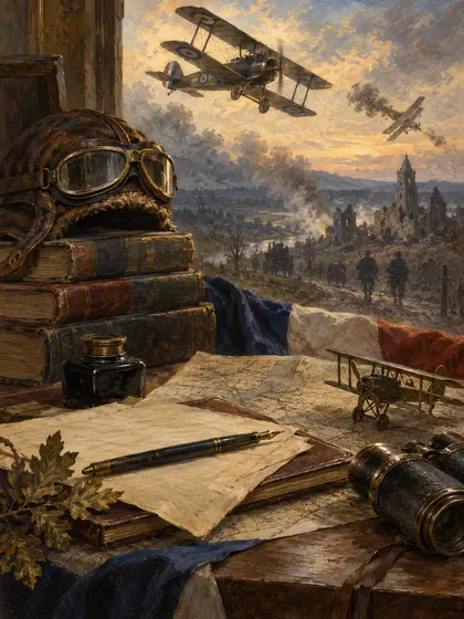 Symbolic literary illustration for Charles Amory Beach