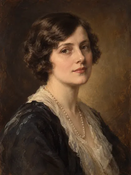 Artistic interpretation of Georgette Heyer