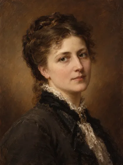 Artistic interpretation of Wilhelmine von Hillern