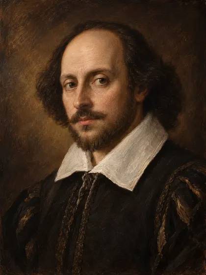 Artistic interpretation of William Shakespeare