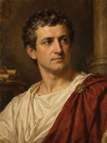 Artistic interpretation of Suetonius