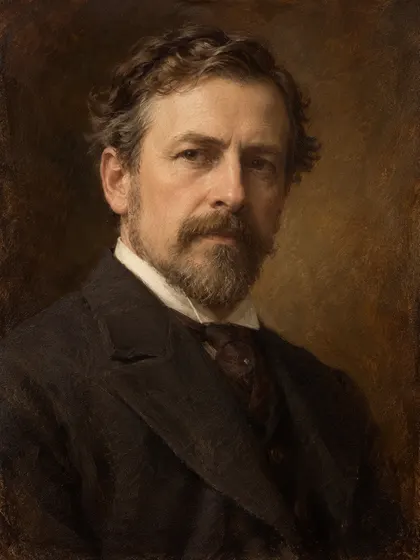 Artistic interpretation of Archibald Clavering Gunter