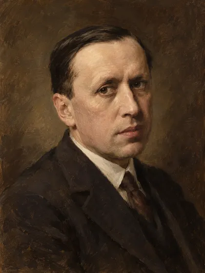 Artistic interpretation of Karel Čapek
