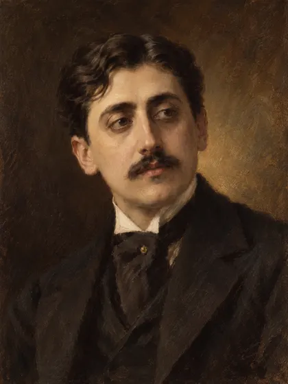 Artistic interpretation of Marcel Proust