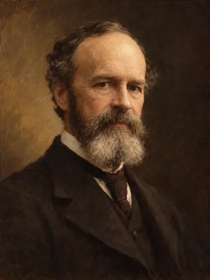 Artistic interpretation of William James
