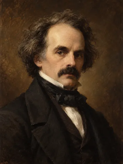 Artistic interpretation of Nathaniel Hawthorne