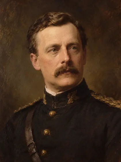 Artistic interpretation of G. F. R. Henderson