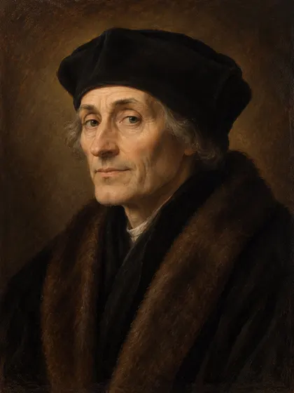 Artistic interpretation of Desiderius Erasmus