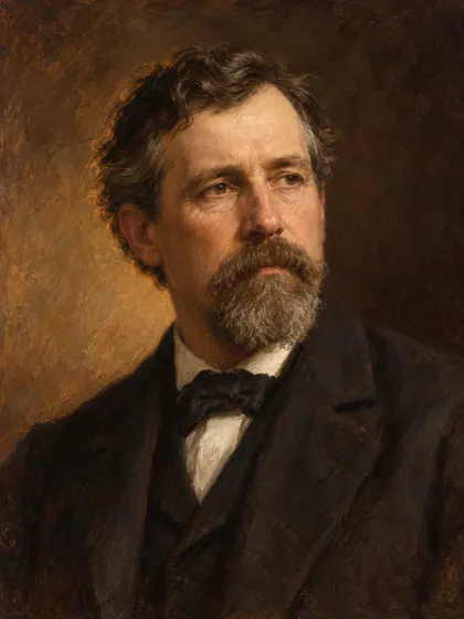 Artistic interpretation of George Byron Merrick