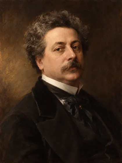 Artistic interpretation of Alexandre Dumas