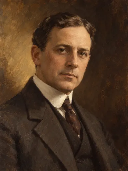 Artistic interpretation of Ernest M. Poate