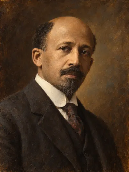 Artistic interpretation of W. E. B. Du Bois