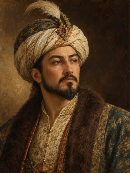 Artistic interpretation of Emperor of Hindustan Babur