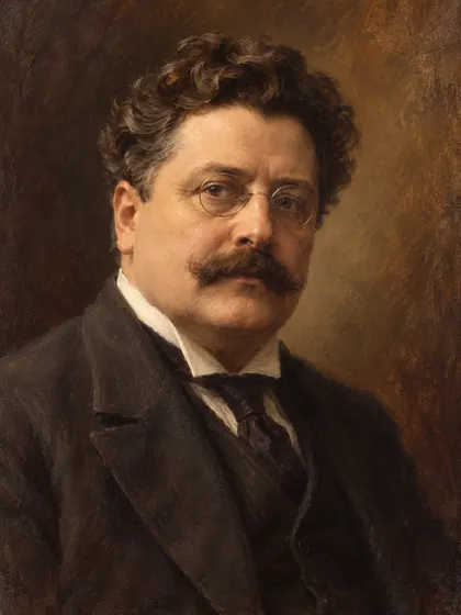 Artistic interpretation of Gaston Leroux