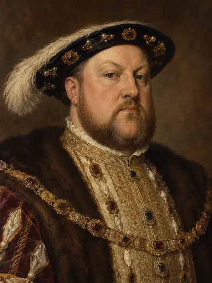 Artistic interpretation of King of England Henry VIII