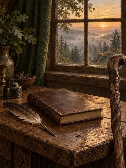 Symbolic literary illustration for Unknown