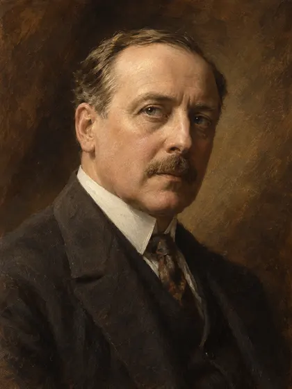 Artistic interpretation of William Le Queux