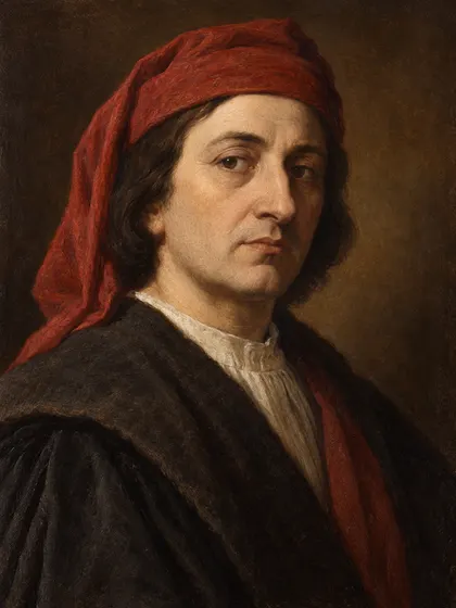 Artistic interpretation of Giovanni Boccaccio