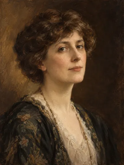 Artistic interpretation of Elizabeth Von Arnim