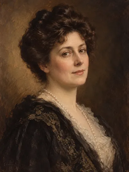 Artistic interpretation of Baroness Emmuska Orczy Orczy