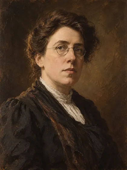 Artistic interpretation of Emma Goldman