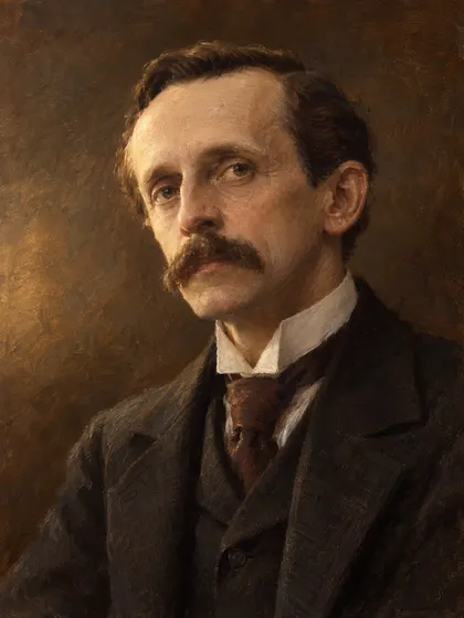 Artistic interpretation of J. M. Barrie