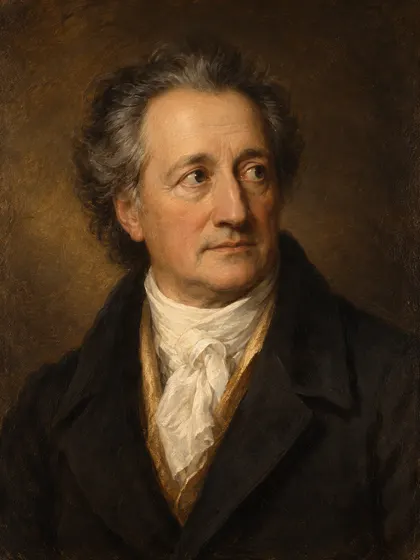 Artistic interpretation of Johann Wolfgang von Goethe